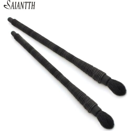 SAIANTTH eyes advanced shading brush goat hair Kabuki makeup brushes black Rattan wound professional make up tool maquiagem slim