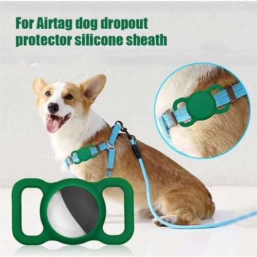 Silicone Airtag Case For Apple Airtag Anti-loss Protective Sleeve Soft Cover For Airtags Trackers Locator Anti-lost Pet Collar