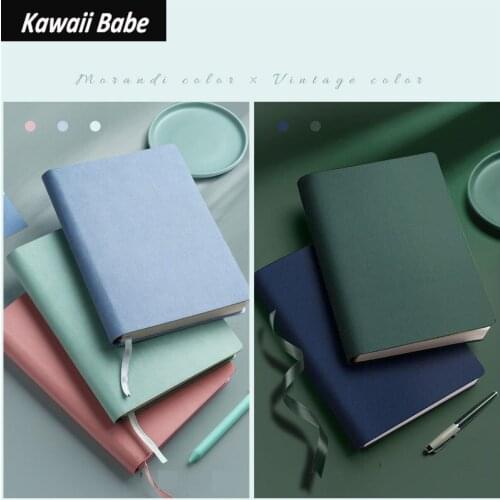 Journals Notebooks Thick Budget Book Diary 2021 Agenda Planner Office Accessories Blank Office School Supplies Korean Stationery