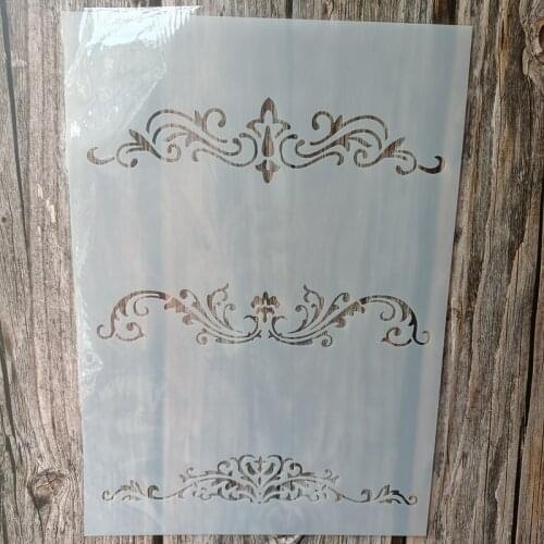 A4 Size DIY Craft Furniture Stencil for Painting on Wood,Fabric,Walls Art Scrapbooking Stamping Album Embossing Paper Cards