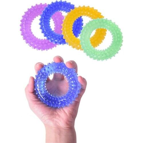 Trainer Grip Ring High Elasticity Bump Design Recovery Training Hand Acupuncture Point Activation Exerciser Ring for Home