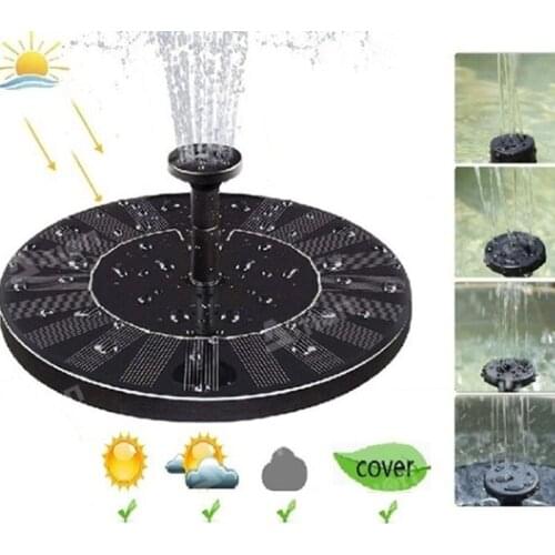 13/16cm Solar Water Fountain Garden Decor Birds Bath Floating Solar Powered Fountain Water Pump Outdoor Pond Garden Patio Decor