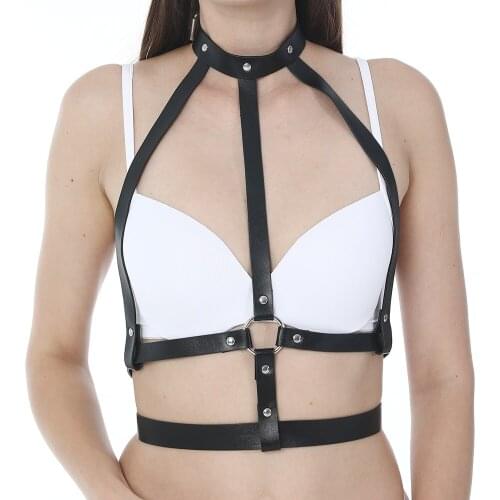 Leather Goth Belt S Bdsm Set Exotic Accessories Suspenders Punk Clothing Bondage Erotic Lingerie Sexy Body Harness for Women