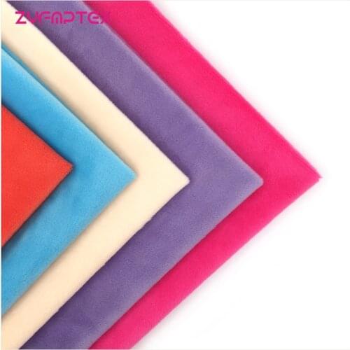 ZYFMPTEX 2017 Hot Sell Free Shipping 45x50cm Super Soft Minky Smooth Fabric DIY Mama Handmade Toy Baby Bedding Blanket 5Pcs/Lot
