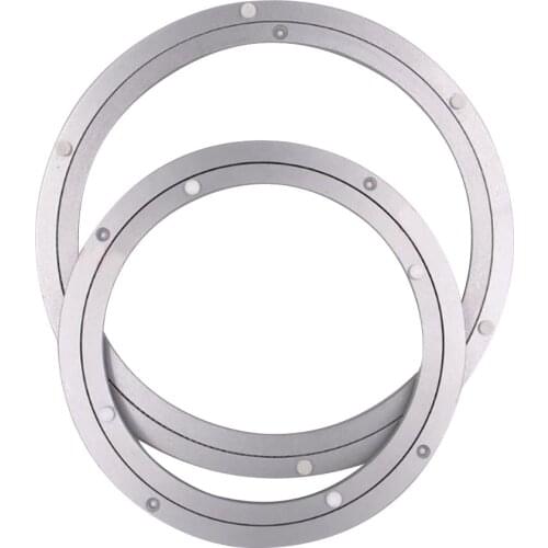 1Pcs Heavy Aluminium Rotating Bearing Turntable Round Swivel-Plate Fixed Surface Smooth Easy Setup Turn Table