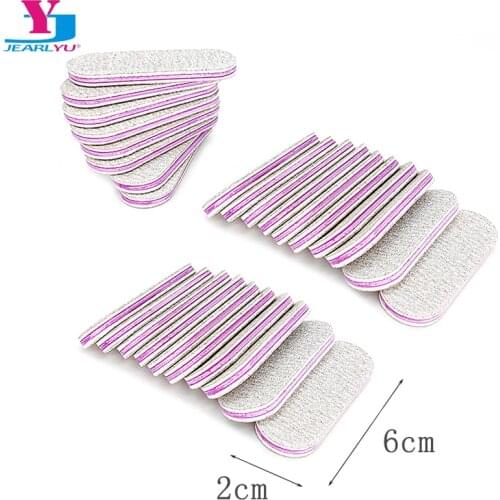 25 Pcs/Lot Mini Nail Files 100/180 Manicure Buff Disposable Saws Grey Sanding Pedicure File Emery Board Nail Polisher Block Tool