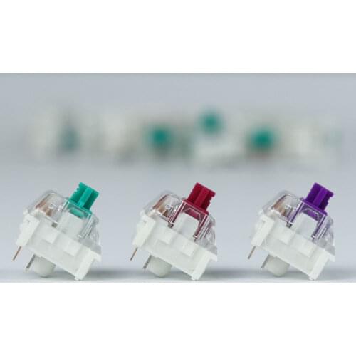 5 Pcs/lot Kailh Pro Switches 3pin RGB SMD MX RGB Swithes for Gaming Keyboard Compatible Mx Switches Purple Light Green