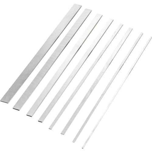 5 pieces of packaging 200mm HSS high hardness tool making tool embryo HRC60 steel blade DIY lathe planer blade material