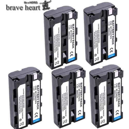5x 7.4V NP-F550 NP F550 NP-F570 NP F570 F330 F530 Rechargeable Li-ion Camera Battery For Sony NP-F330 F750 CCD-SC CCD-TR