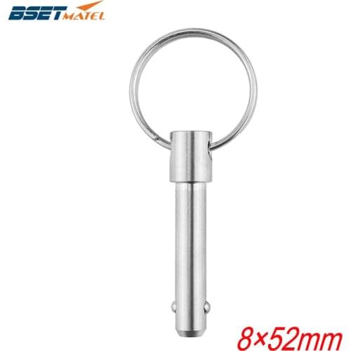 8mm BSET MATEL Stainless Steel 316 Marine Grade Double Ball Quick Release Pin for Boat Bimini Top Deck Hinge Marine Boat