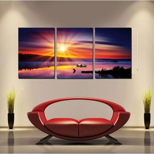 Diy Diamond Painting Lake Sunset Scenery Diamond Embroidery Landscape Cross Stitch Needlework Home Decor Round Love GiftsZP-4208