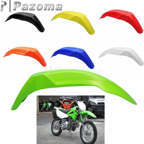 Universal Dirt Bike Motocross Endruor Dual Sport ABS Plastic Front Fender Mudguard for Kawasaki KX125 KX250 KX500 KDX200 KDX220