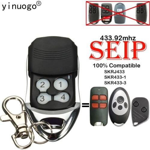 For SEIP SKRJ433 SKR433-1 SKR433-3 Garage Remote Control SEIP Garage Door Command Gate Opener
