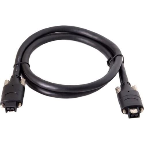 Ilink Firewire 800 IEEE1394 IEEE 1394 9P Plug to 9 Screw type Mount Camera Cable 1.0m 100cm Firewire IEEE 1394 cable