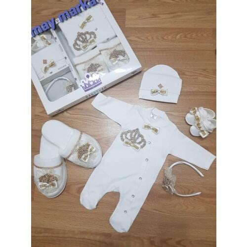 2020 autumn baby clothing, newborn, jumpsuit, hair band, slippers, shoes, crown, princess, male, Turkey Fast Shipping New Product