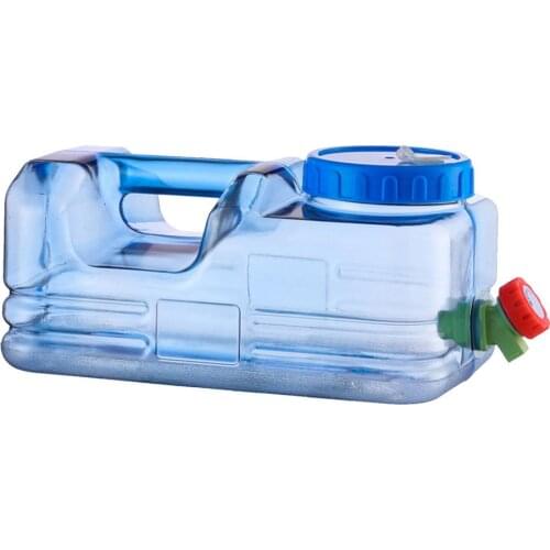 Food Grade PC Water Container Outdoor Large Capacity Water Bucket Hiking Camping Water Tank With Faucet