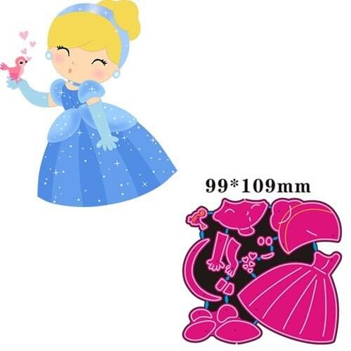 Metal Cutting Die girl DIY Scrapbooking Paper Cards Decorative Craft Embossing