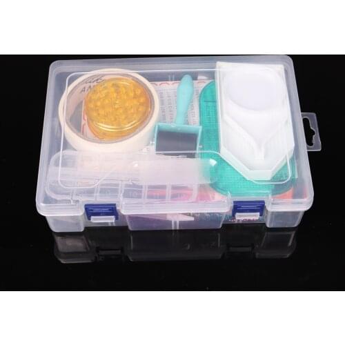 NEW 58 Pieces Set Diamond Painting Storage box Cross Stitch Tools Kit Tweezers Pen Tray Glue Diamond Painting Accessoires