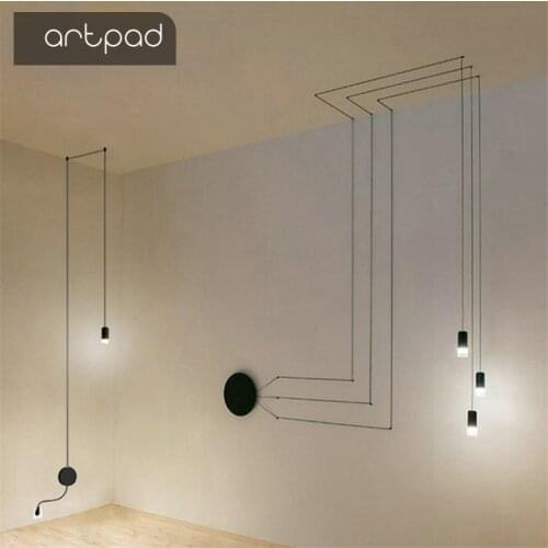 Industrial Iron Art DIY Multipoint Pendant Lamp with 5W G9 LED Bulb Living Room Bar Decorative Hanging Lighting