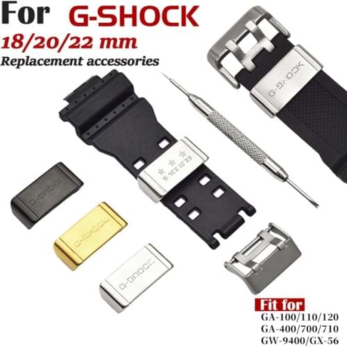 Watch Band Locker for Casio G-SHOCK Accessories GA-110 GD-100 GG-1000 DW-5600 DW-6900 Metal Bezel Ring Watch Band Holder Buckle