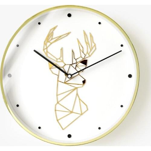 Modern Display Wall Clock Livingroom Numbers Simple Minimalist Wall Clock Creative Silent Office Reloj Pared Home Decor DL60WC