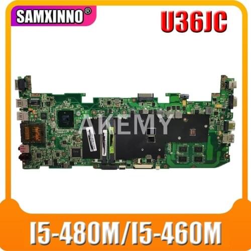 U36JC I5-480M/460M CPU GT310M 1GB N11M-GE2-S-B1 Mainboard REV 2.0 For ASUS U36JC U36J U36 Laptop Motherboard Test 100% ok