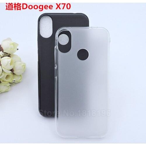 2 Color Doogee X70 Cover Case 5.5" Phone Protective Soft TPU Back Case Silicone For Doogee X70 Smartphone Funda Shell Cute Case