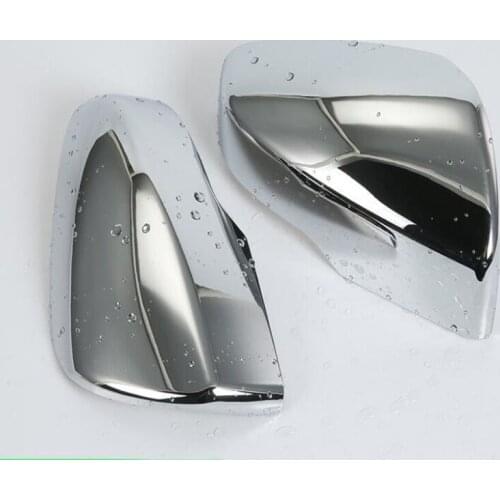 For SUBARU XV 2018 2PCS Car Rearview Side Mirror Cover Trim ABS Chrome Car Styling Auto Accessories High Quality Free Shipping