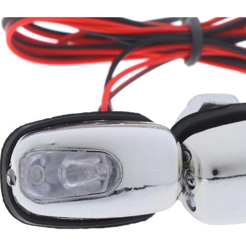 Brand New Car Windshield Searchlight Sprinkler Nozzle LED Light Car Lighting Multicolor Light 2Pcs