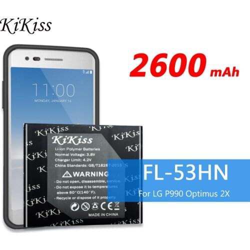 2600mAh FL-53HN For LG P990 Optimus 2X / 3D P920 P925 P993 P999 C729 SU660 FL 53HN Mobile Phone High Capacity Battery
