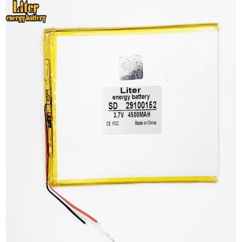 3 wire The tablet battery 3.7V 4500mAH 29100152 Polymer lithium ion / Li-ion battery for tablet pc battery