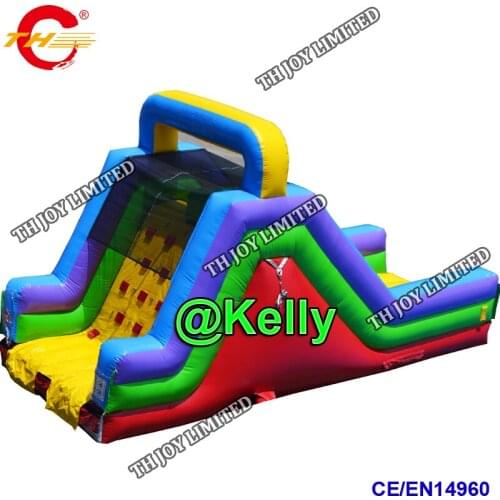 Free air shipping 6x2.5m commercial inflatable slide for pool, small inflatable water slide