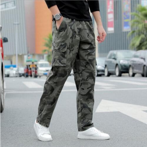 Camouflage Cargo Pants Joggers Militar Men Trousers Hip Hop Army Camo Spodnie Meskie Male Cotton Sweatpants 6XL Ropa Mujer Y65