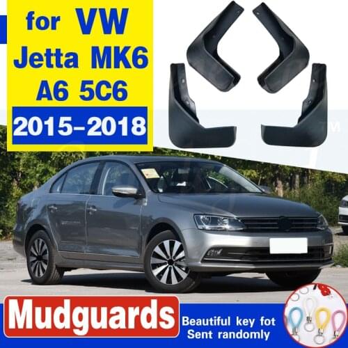 For Volkswagen VW Jetta Sedan 2015 2016 2017 Mudflaps Splash Guards Front Rear Mud Flap Mudguards Fender Set Molded Mud Flaps
