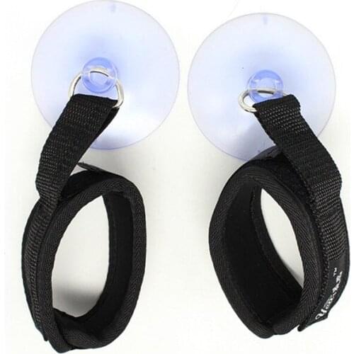 Fetish Nylon Handcuffs Strong Suction Cup Sucker In Bathroom Bondage Restraints Slave Cosplay Games Sex Toys For Couples