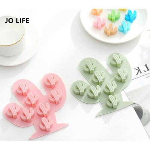 JO LIFE Cactus Shaped Cookie Molds Walnut Cake Pop Mold Cartoon Silicone Birthday Cake Mold For Children