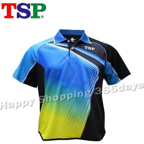 TSP Table Tennis Jerseys T-shirts for Men / Women Badminton Ping Pong Cloth Sportswear Training T-Shirts