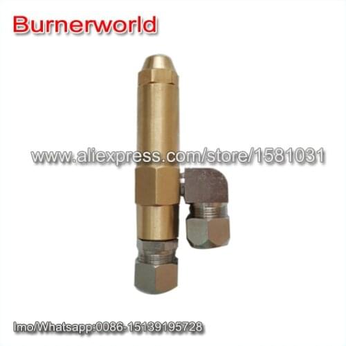Good quality 1.5mm 1.0mm 1.3mm 2.0mm siphon atomizing nozzle diesel heavy oil nozzle waste oil nozzle