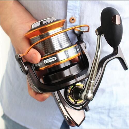 FDDL Brand 9000-1000 full metal spool Jigging trolling long shot casting for carp and salt water surf spinning fishing reel