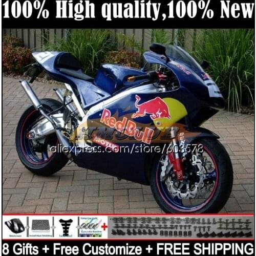 Body For SUZUKI RGV250 RGVT-250 VJ 23 98 RGVT250 19CL.61 RGVT RGV 250 SAPC VJ23 97 98 RGV-250 1997 1998 OEM Fairing Blue yellow