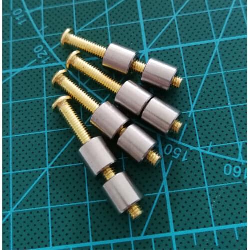 20pcs /lot Brass screw 5/16 inch (8mm) Loveless Bolts Knife Making Fastener Knife Handle knife screw for the outdoor handle