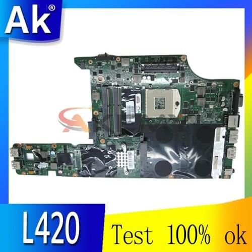 Akemy FRU 63Y1799 DAGC9EMB8E0 Laptop Motherboard for Lenovo IBM L420 HM65 GMA HD3000 DDR3 Mainboard Mother Boards