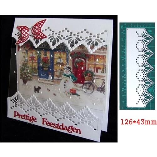 Metal Cutting die Die Cut Lace Border Edge Scrapbooking Paper Craft Handmade Card Album Punch Art Cutter