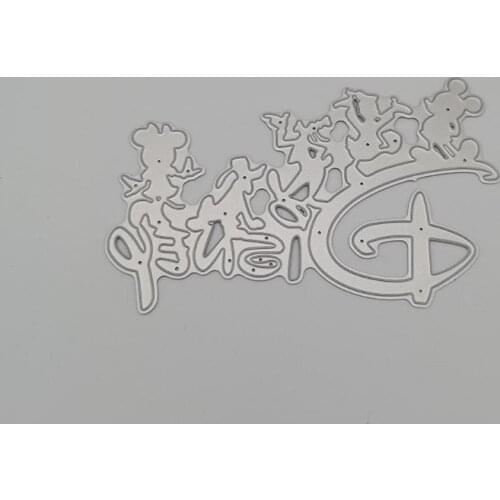 Metal Cutting Dies Stencils A group of mice for DIY Scrapbooking Album Paper Card Embossing 2020 die cutting