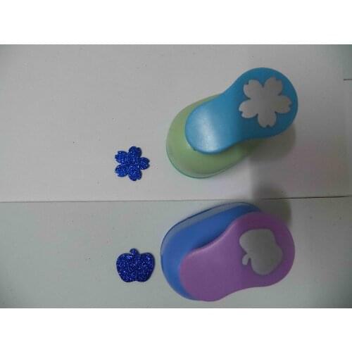 2pcs(2.5cm) sakura and apple shape craft punch set Punch Craft Scrapbooking school Paper Puncher eva hole punch free shipping