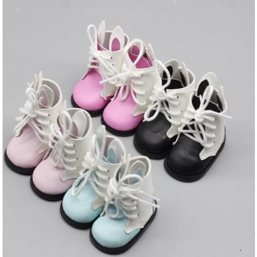 6.5*3cm Rabbit-Shoes-Suit Doll-Boots For Sharon Doll Gift-Accessories 16inch Cute PU Gift toys 1pair