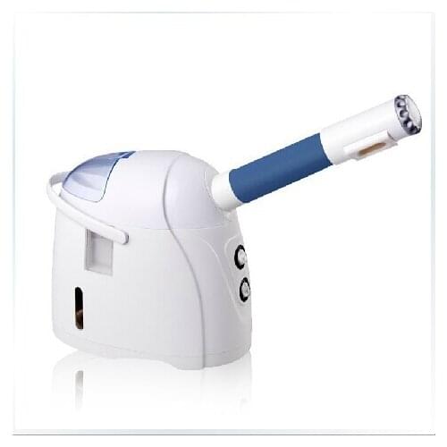 Professional Portable Mini Desktop Facial Steamer Nano steamed face 2 usage Hot and Cool steamer with Ozone SPA Salon Equipment