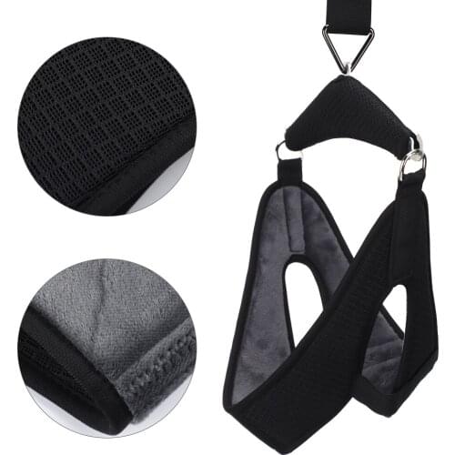 Cervical Neck Tractor Adjustable Cervical Spine Traction Belt Stretch Neck Massager Chiropractic Correction Device Pain Relief