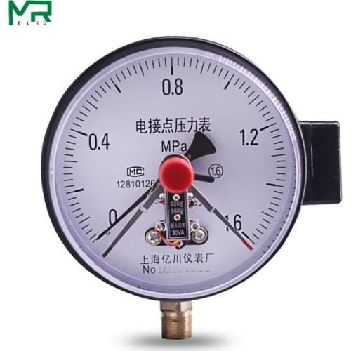 Yxc150 Magnetic-Assisted Electric Contact Pressure Gauge Electrical Contact Pressure Gauge 0-1.6Mpa