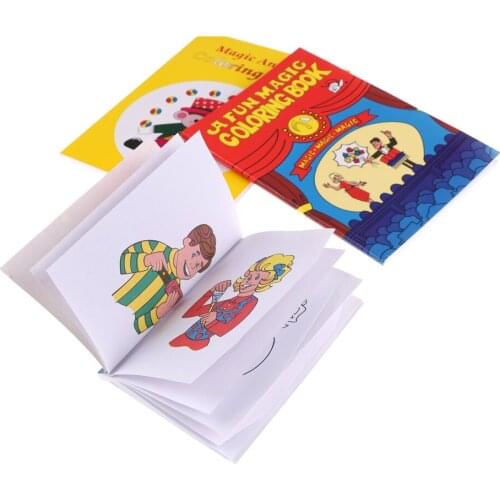 Funny Comedy Magic Coloring Book ellusionist magic tricks illusion kids toy tour de magie Close-up Street Magic Tricks